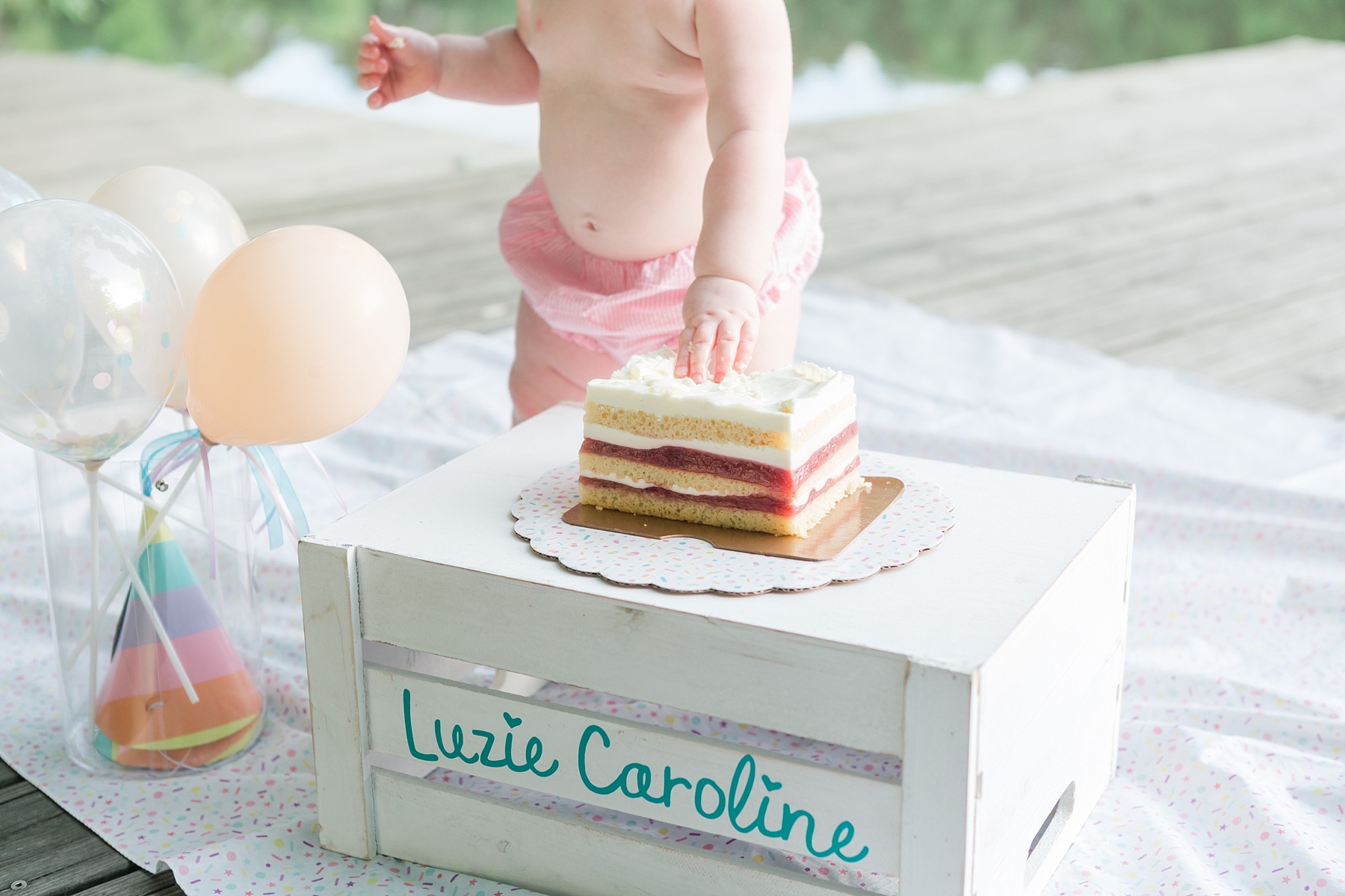 First birthday, cake smash, and Family photographer in Raleigh, NC | Traci Huffman Photography | Luzie's First Birthday Sneak Peeks_0041.jpg