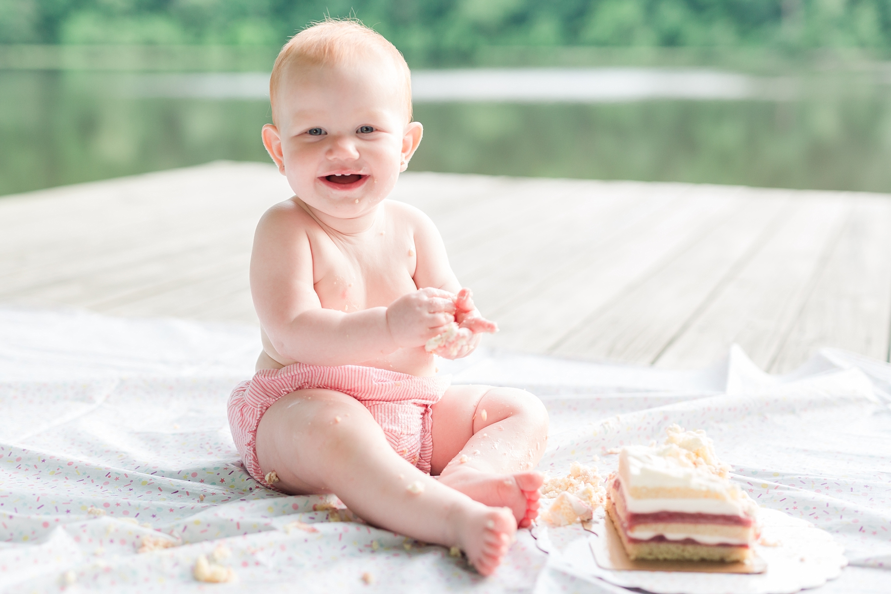 First birthday, cake smash, and Family photographer in Raleigh, NC | Traci Huffman Photography | Luzie's First Birthday Sneak Peeks_0049.jpg