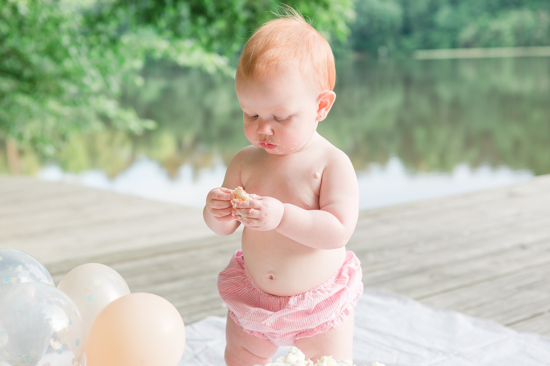 First birthday, cake smash, and Family photographer in Raleigh, NC | Traci Huffman Photography | Luzie's First Birthday Sneak Peeks_0053.jpg