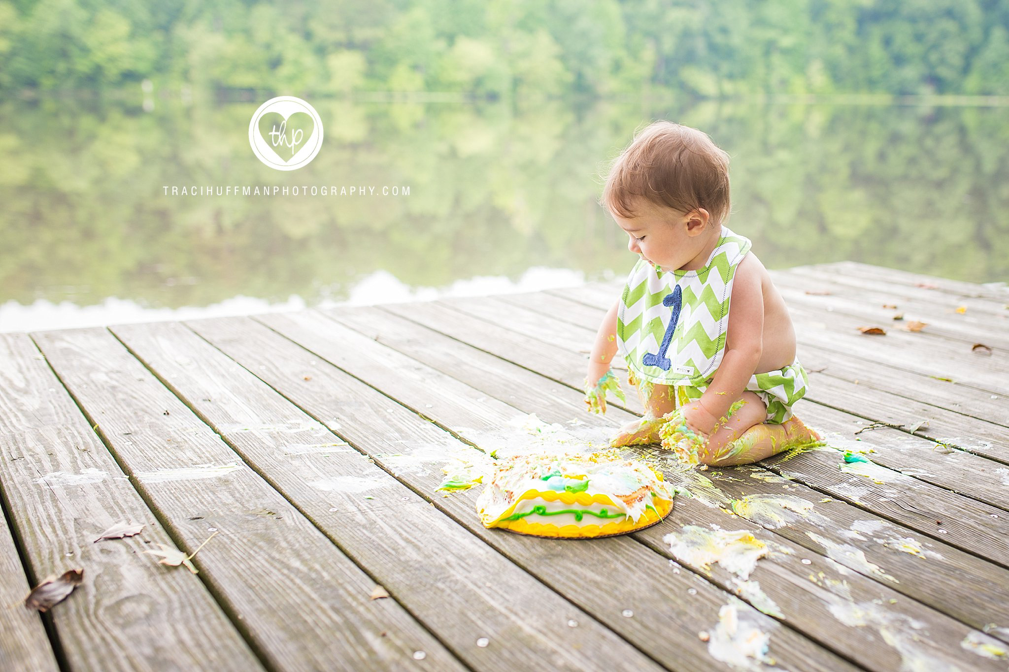 first birthday and cake smash photography in raleigh nc with Lucas