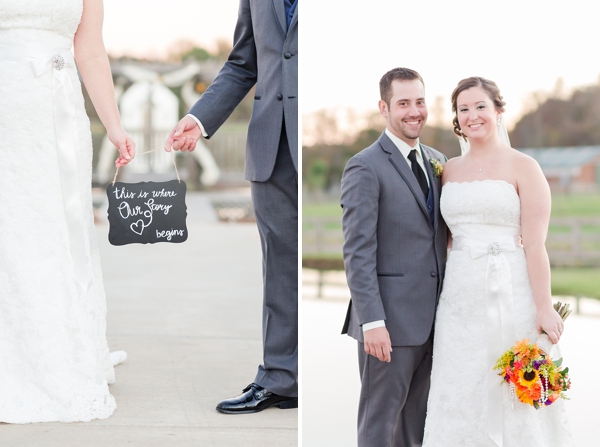 Fall wedding at The Barn at Woodlake Meadow, NC by Traci Huffman Photography_0001