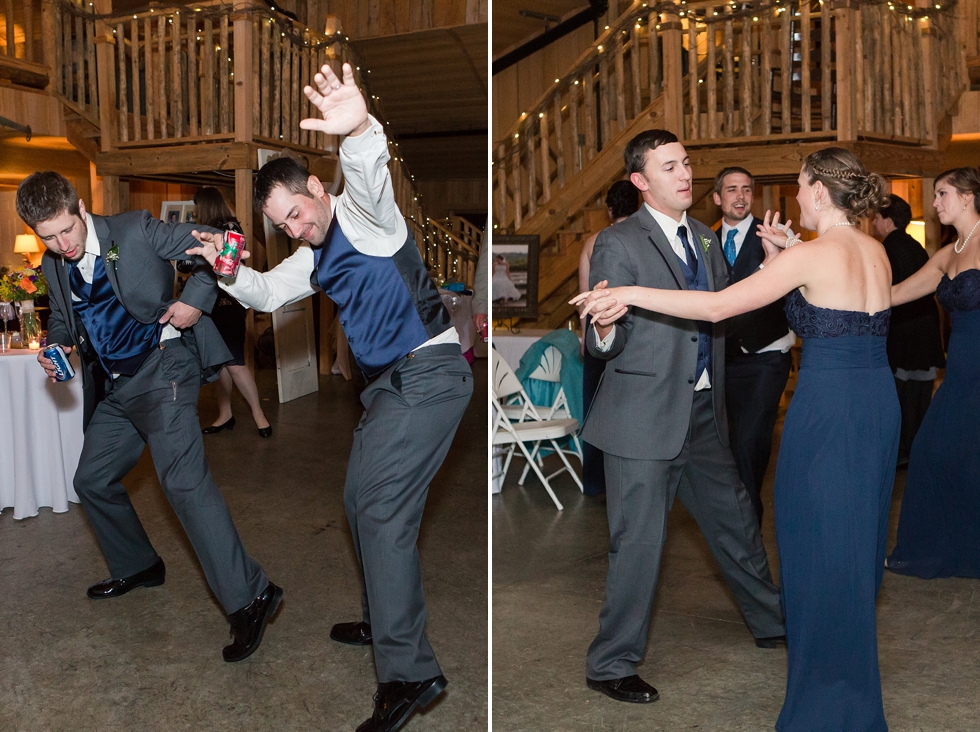 Fall wedding dancing at The Barn at Woodlake Meadow, NC by Traci Huffman Photography_0002