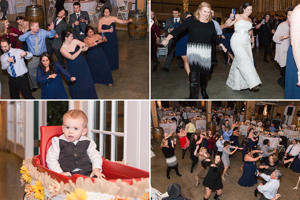 Fall wedding dancing at The Barn at Woodlake Meadow, NC by Traci Huffman Photography_0004