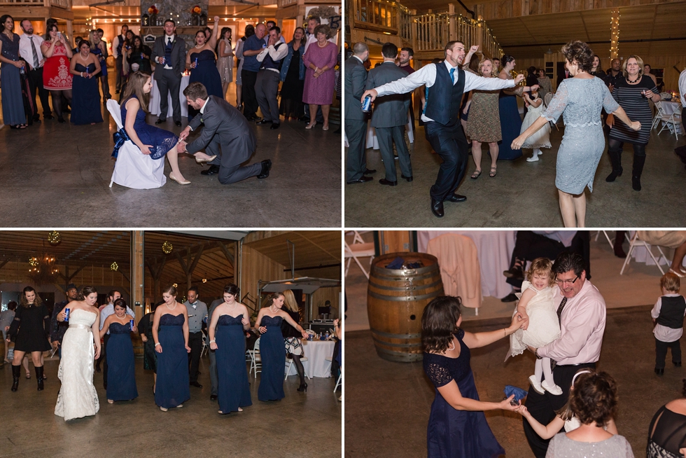 Fall wedding dancing at The Barn at Woodlake Meadow, NC by Traci Huffman Photography_0005