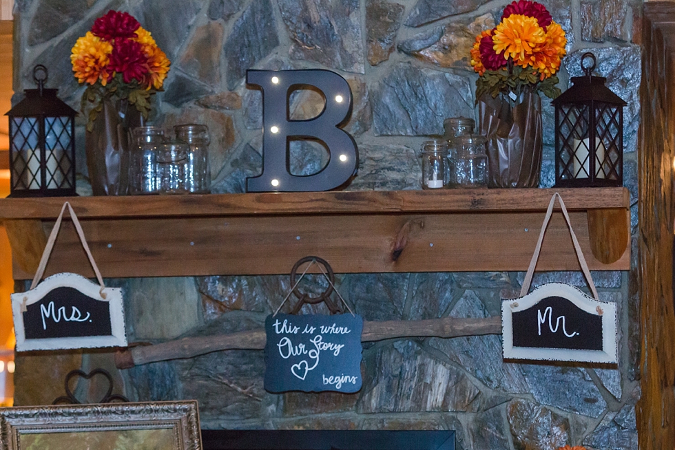 Fall wedding details at The Barn at Woodlake Meadow, NC by Traci Huffman Photography_0002