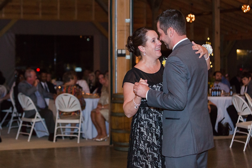 Fall wedding reception at The Barn at Woodlake Meadow, NC by Traci Huffman Photography_0001