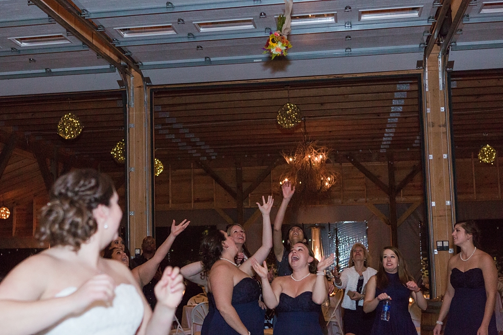 Fall wedding reception at The Barn at Woodlake Meadow, NC by Traci Huffman Photography_0001