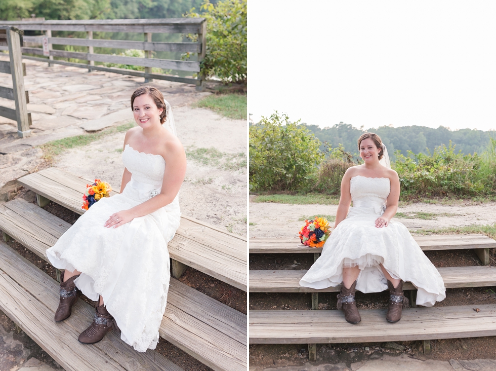 Raleigh, NC Bridal Portraits taken at Historic Yates Mill by Traci Huffman Photography_0011