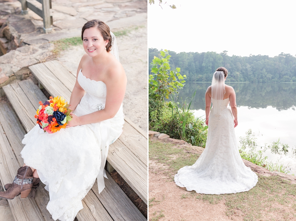 Raleigh, NC Bridal Portraits taken at Historic Yates Mill by Traci Huffman Photography_0018