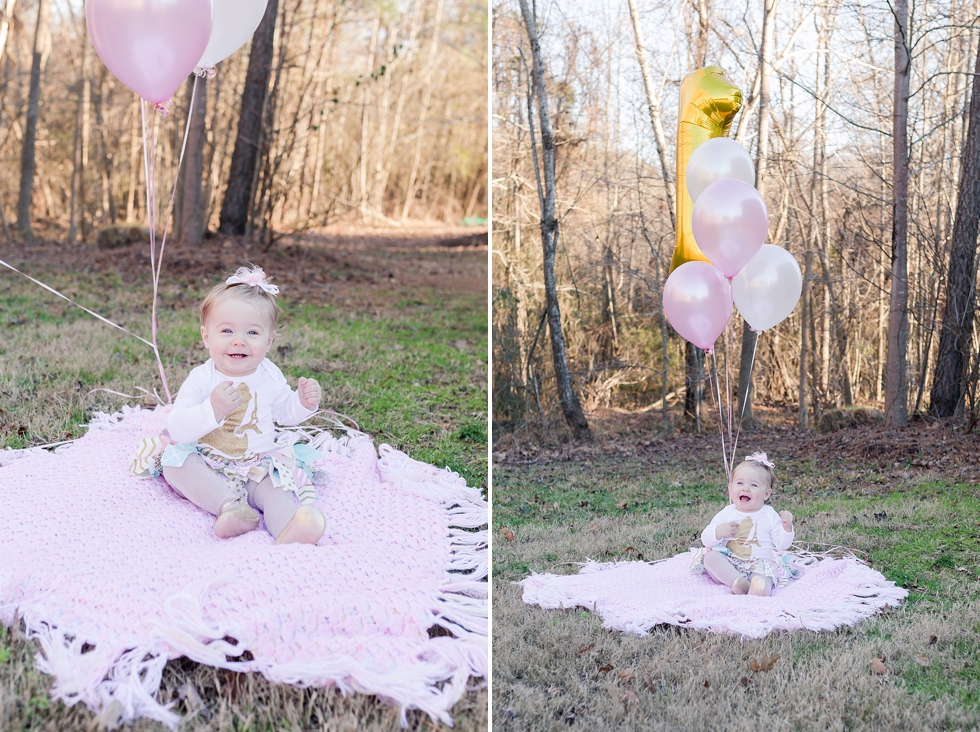 First birthday photographer in Raleigh NC Traci Huffman Photography