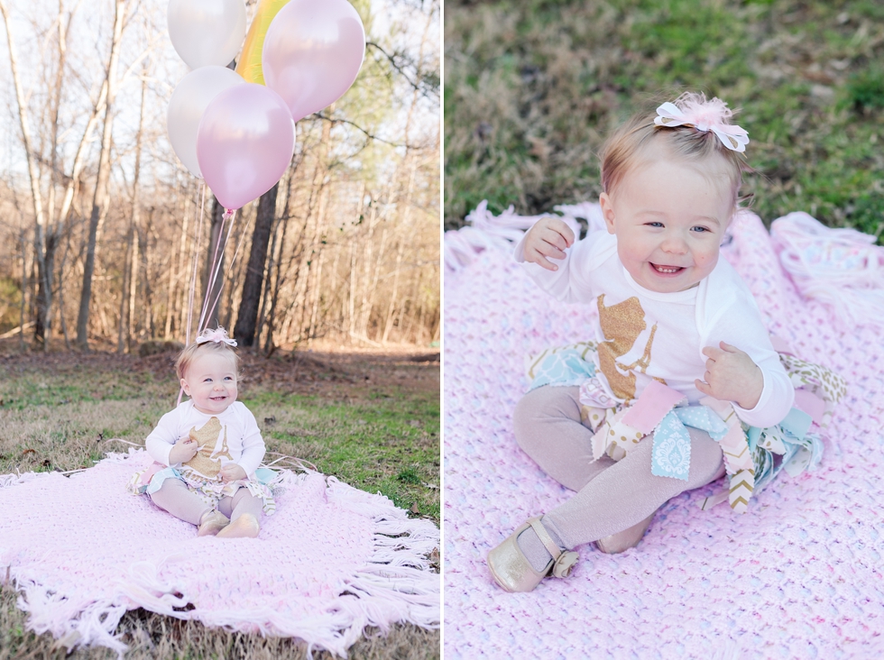 First birthday photographer in Raleigh NC Traci Huffman Photography