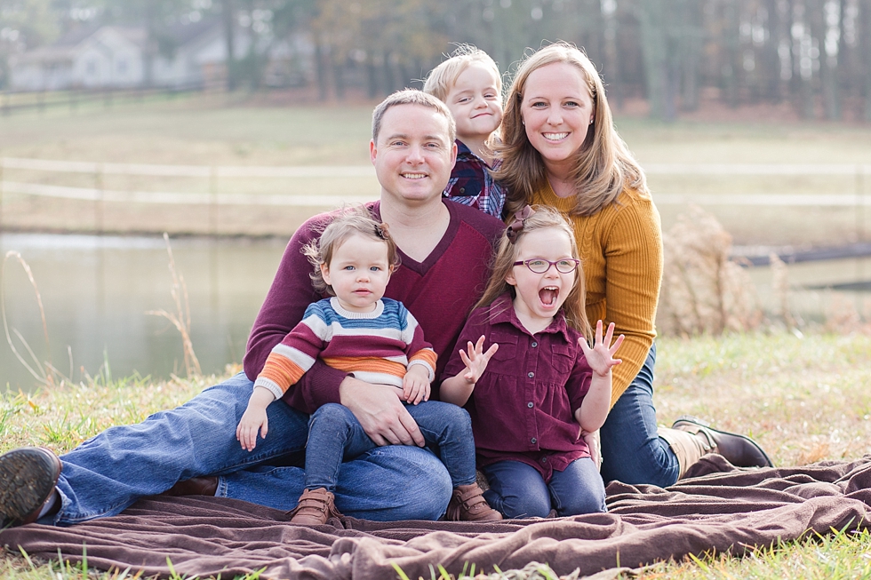 Lifestyle Family photos taken in Apex, NC by Traci Huffman Photography