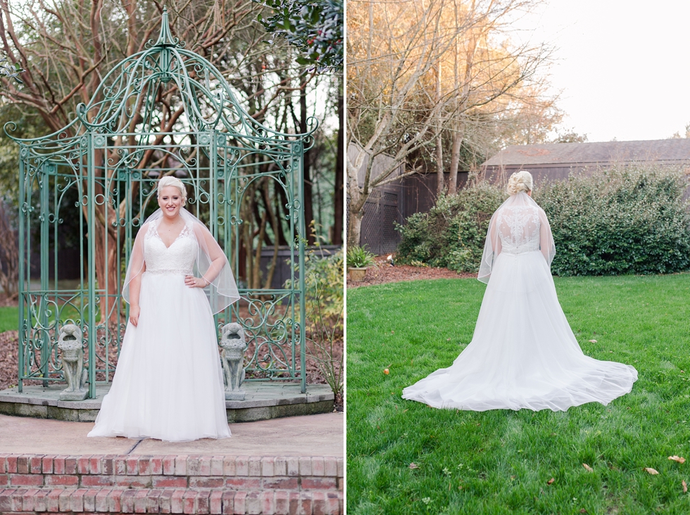 Raleigh, NC Bridal Portraits taken at Barclay Villa by Traci Huffman Photography_0001