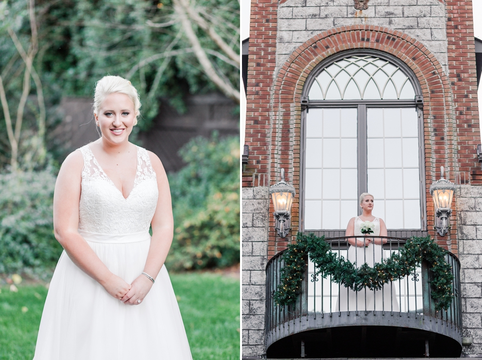 Raleigh, NC Bridal Portraits taken at Barclay Villa by Traci Huffman Photography