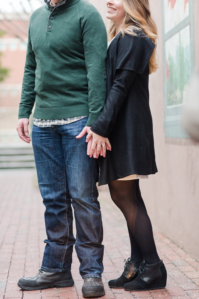 Engagement pictures taken in Raleigh, NC Traci Huffman Photography