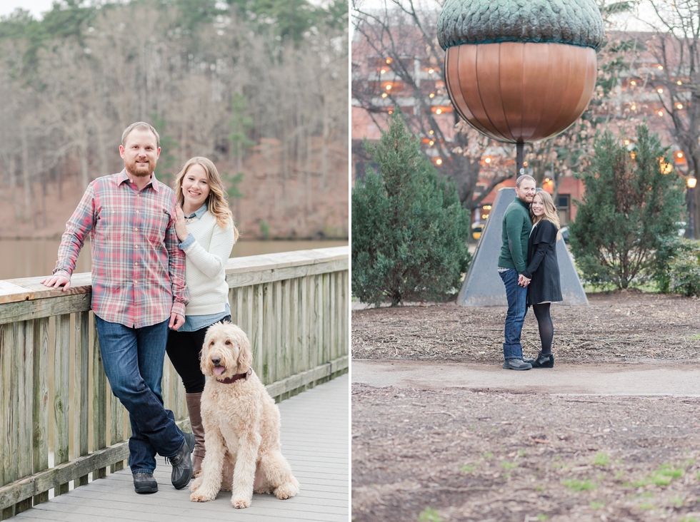 Engagement pictures taken in Raleigh, NC Traci Huffman Photography