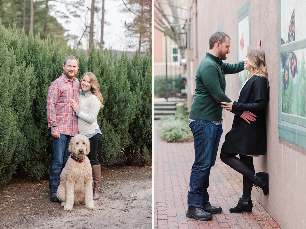 Engagement pictures taken in Raleigh, NC Traci Huffman Photography