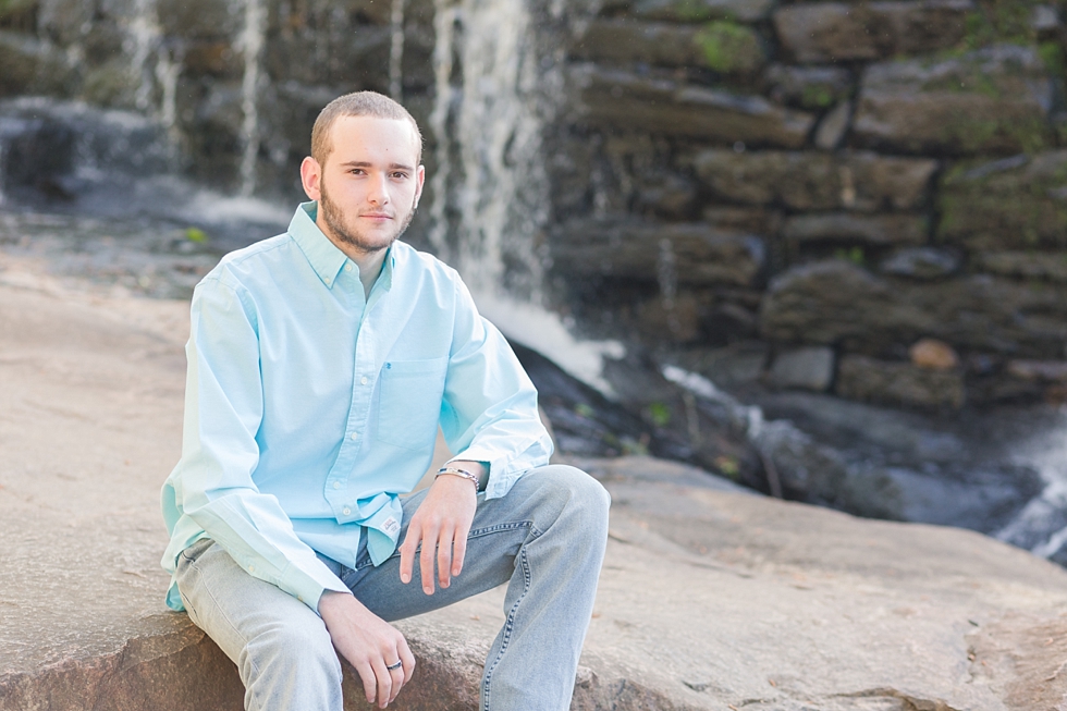 High school senior portraits taken in Raleigh, NC at Historic Yates Mill