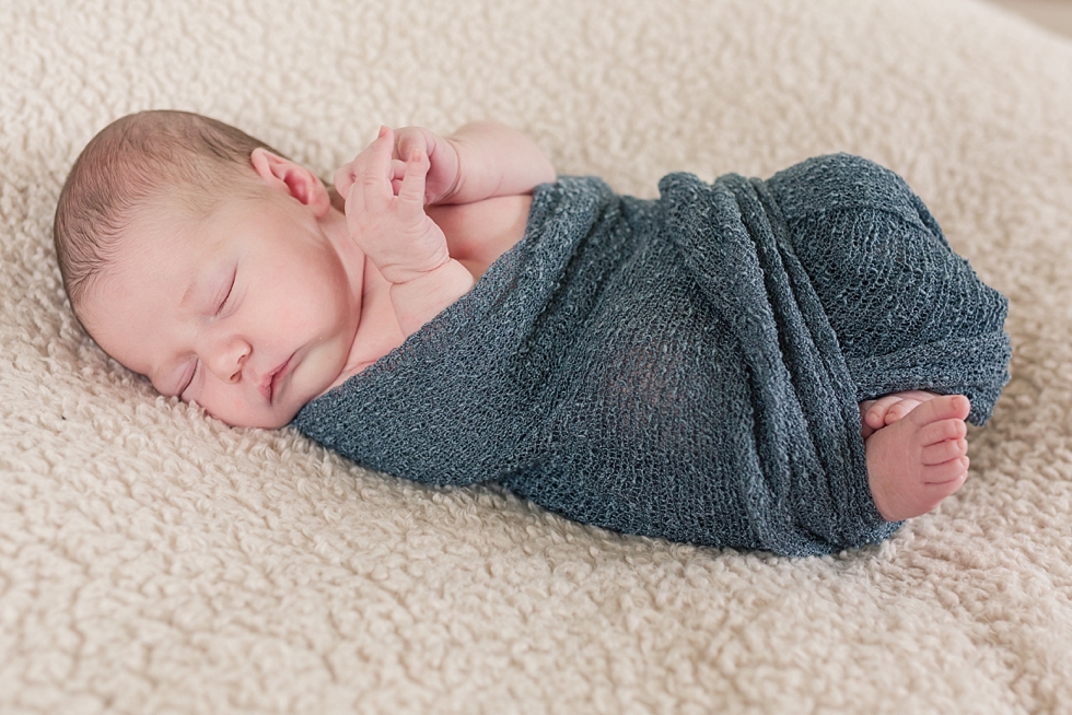 Newborn baby girl pictures taken in Durham, NC by Traci Huffman Photography_0001