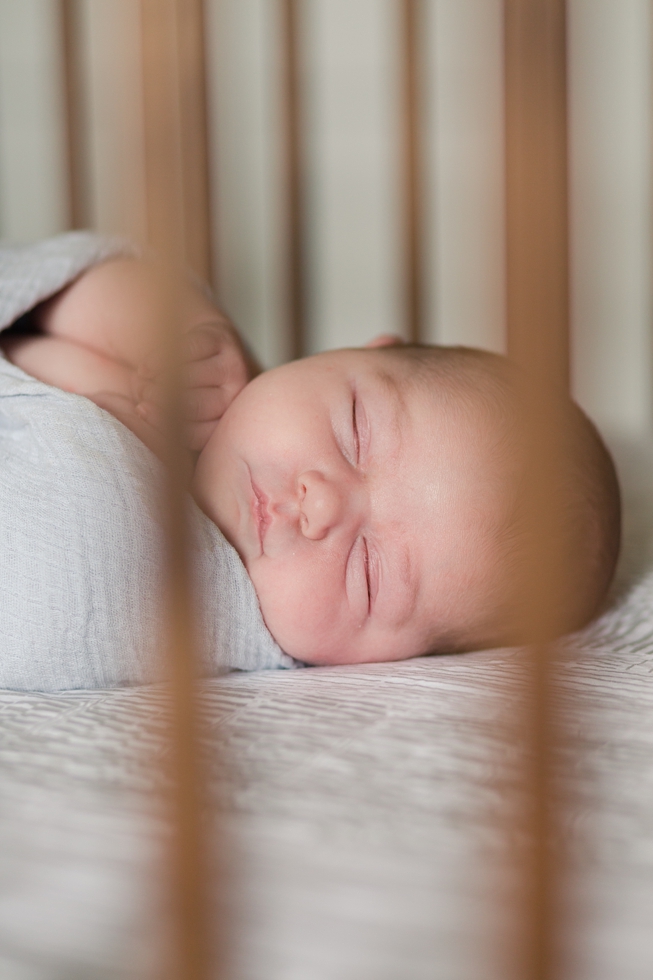 Newborn baby girl pictures taken in Durham, NC by Traci Huffman Photography