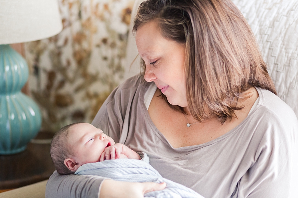 Newborn pictures taken in Durham, NC by Traci Huffman Photography