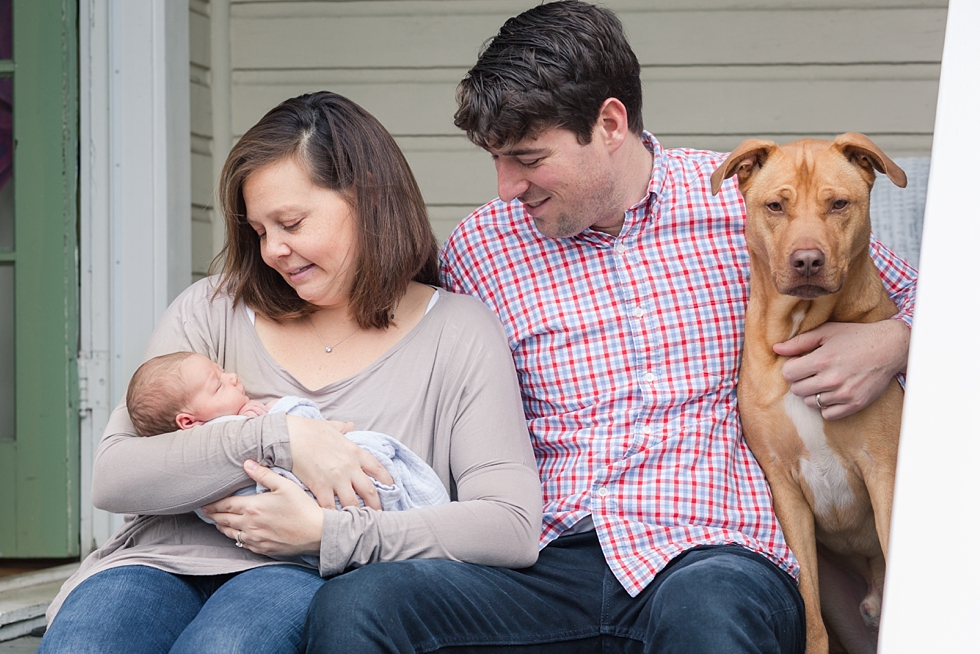 Newborn pictures taken in Durham, NC by Traci Huffman Photography