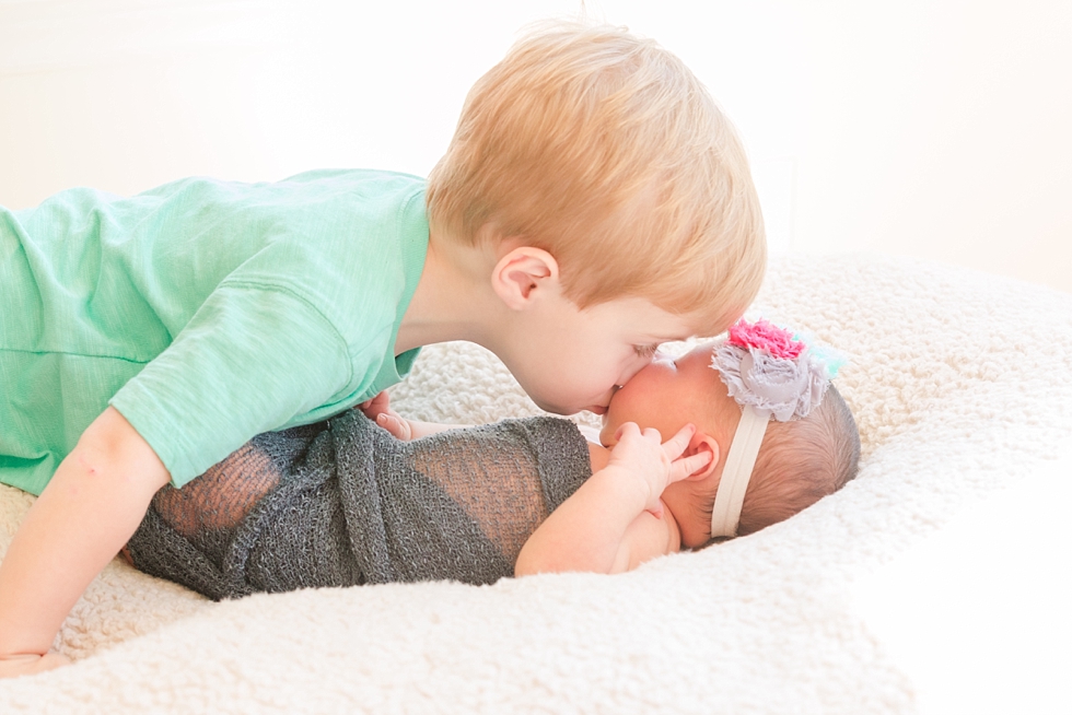 newborn baby girl pictures taken by Traci Huffman Photography