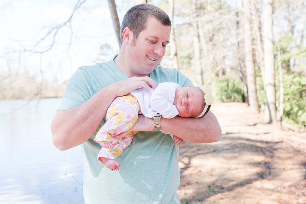 newborn baby girl pictures taken by Traci Huffman Photography