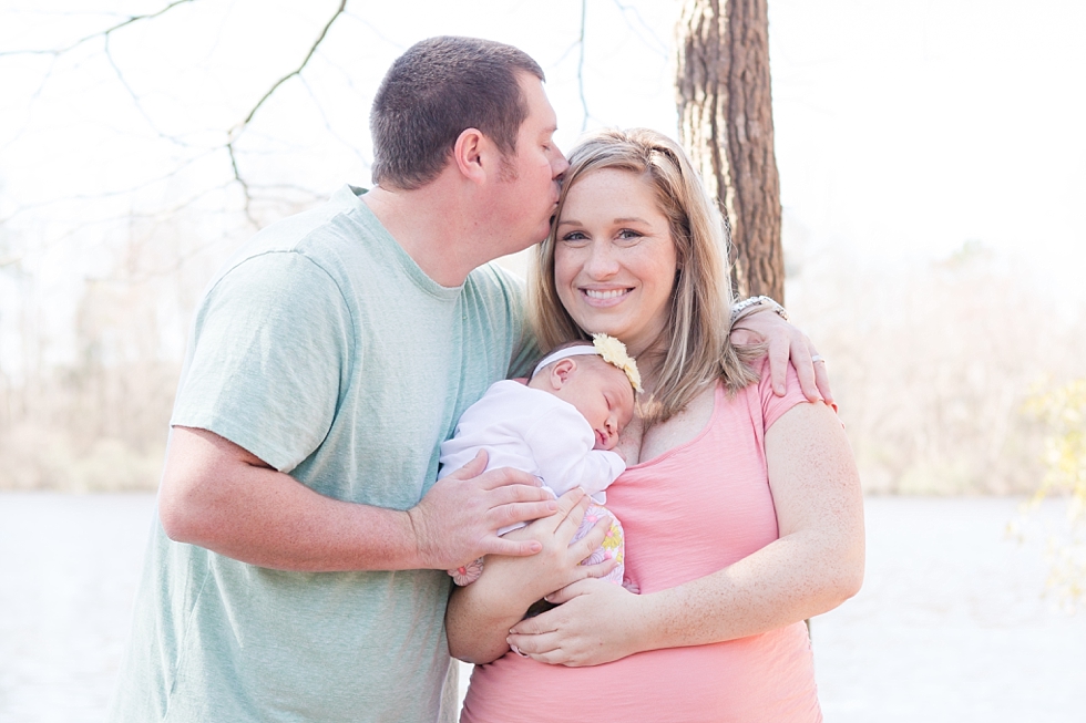 newborn baby girl pictures taken by Traci Huffman Photography