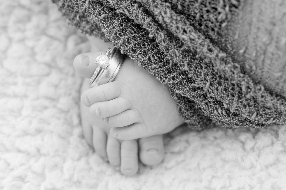 newborn baby girl pictures taken by Traci Huffman Photography