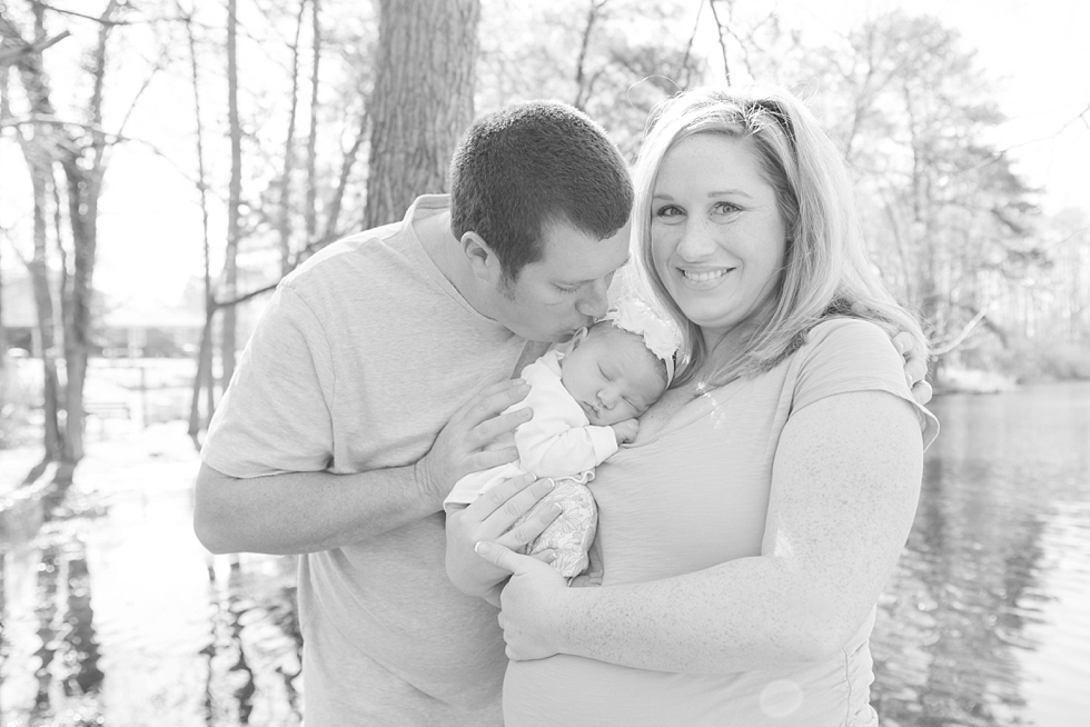 newborn baby girl pictures taken by Traci Huffman Photography