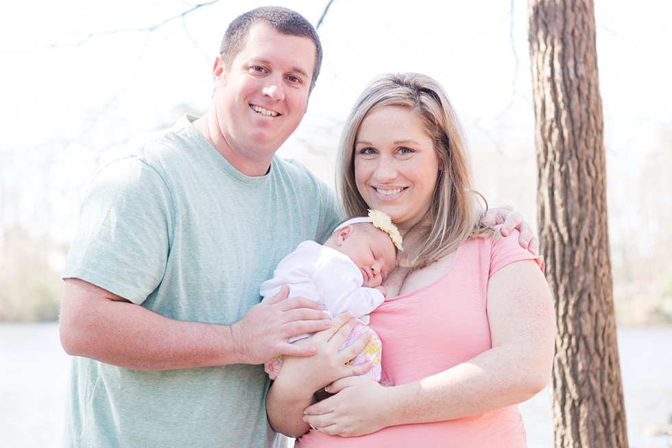 newborn baby girl pictures taken by Traci Huffman Photography