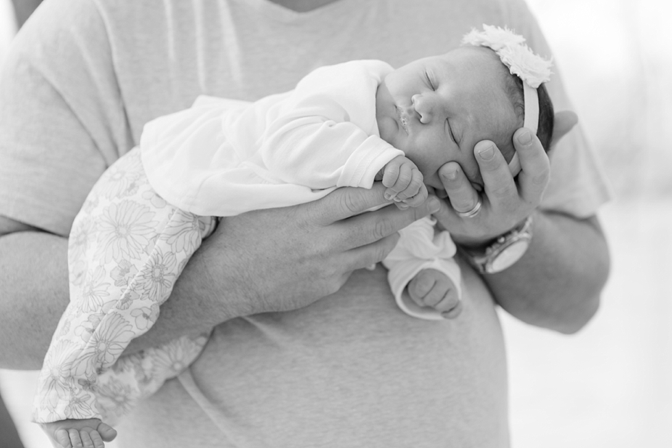 newborn baby girl pictures taken by Traci Huffman Photography