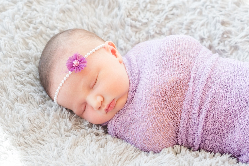 newborn baby girl pictures taken by Traci Huffman Photography