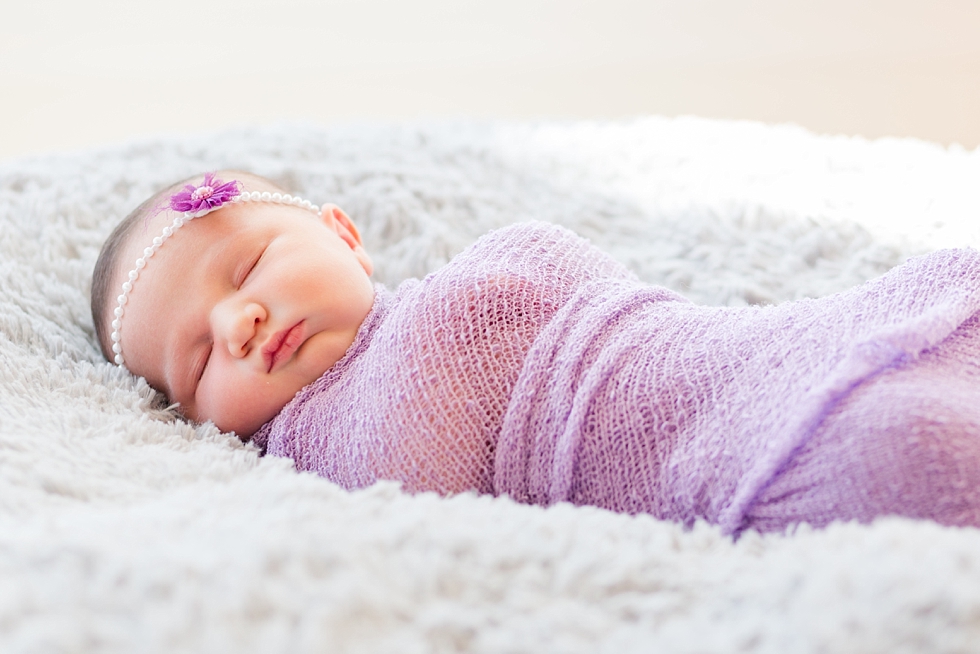 newborn baby girl pictures taken by Traci Huffman Photography