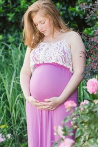 Raleigh, NC maternity photographer at the JC Raulston Arboretum