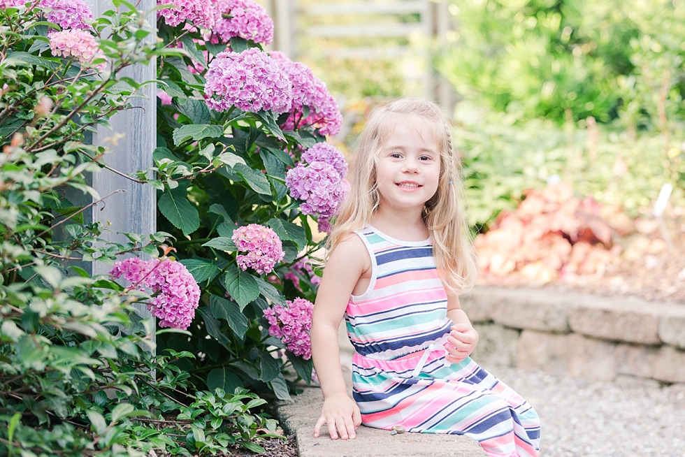 Family Photos taken at the JC Raulston Arboretum in Raleigh, NC by Traci Huffman Photography