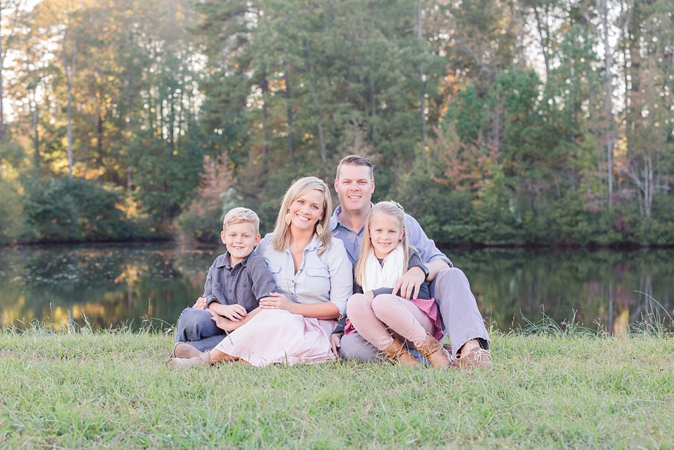 Family Photos taken in Apex, NC of the Morgan's by Traci Huffman Photography - Morgan