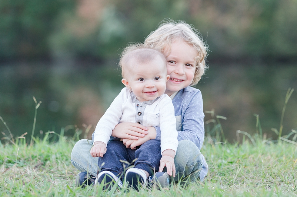 Family photos taken in Apex NC by family photographer - Traci Huffman Photography - Sturdevant