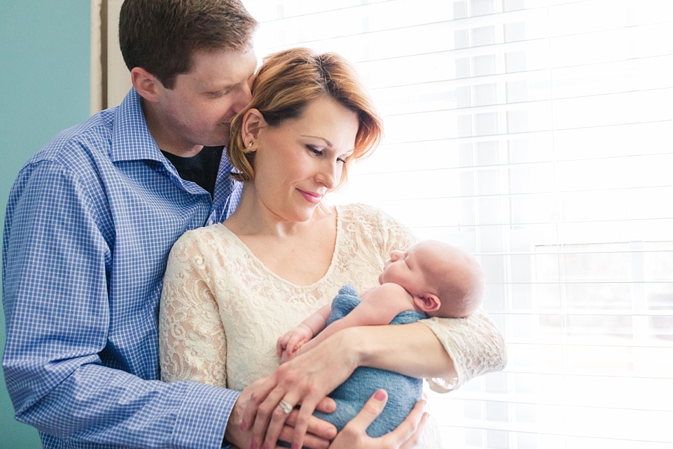 Newborn photos taken by newborn photographer Traci Huffman Photography of Luke in Wake Forest, NC