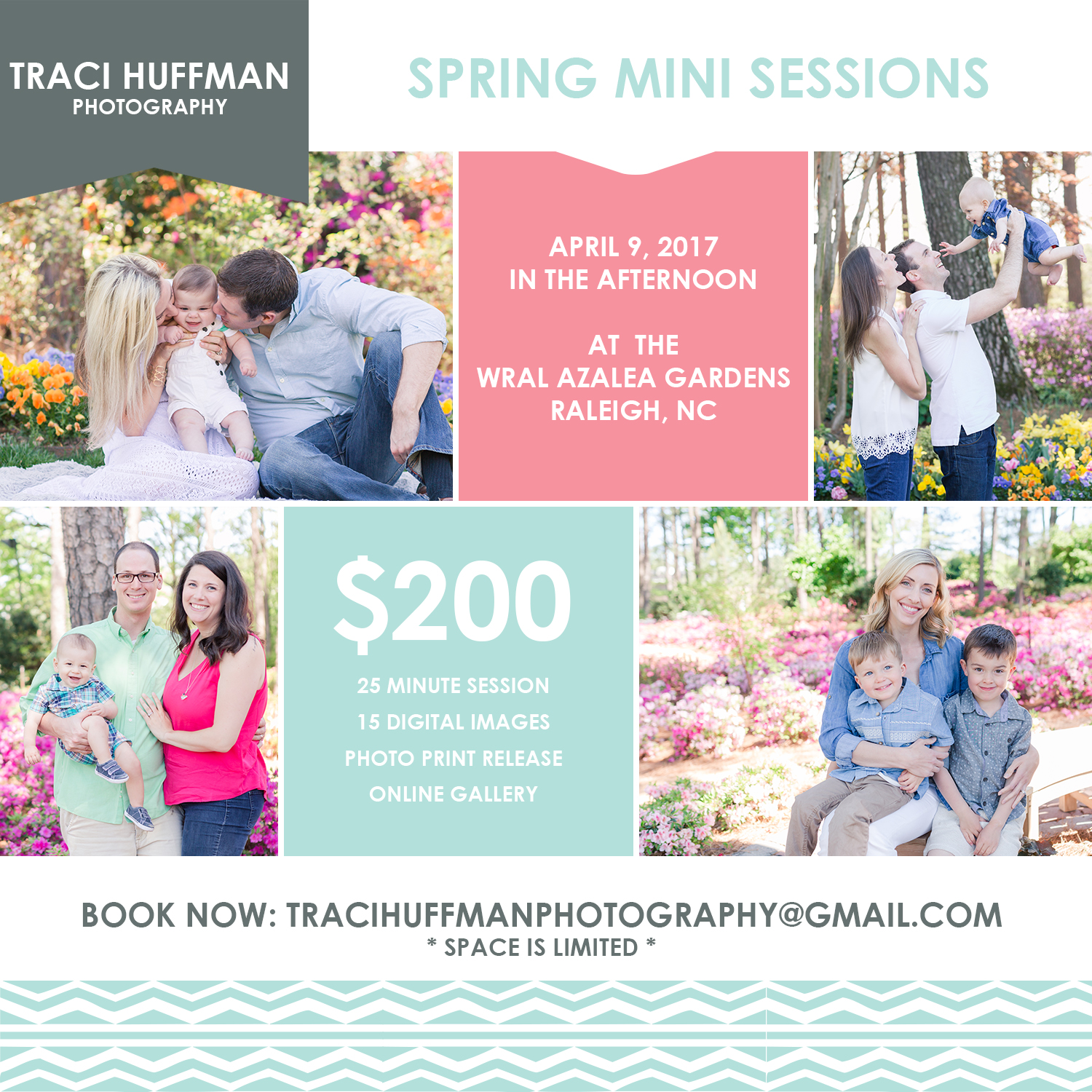 spring mini photo sessions in Raleigh, NC by Traci Huffman Photography
