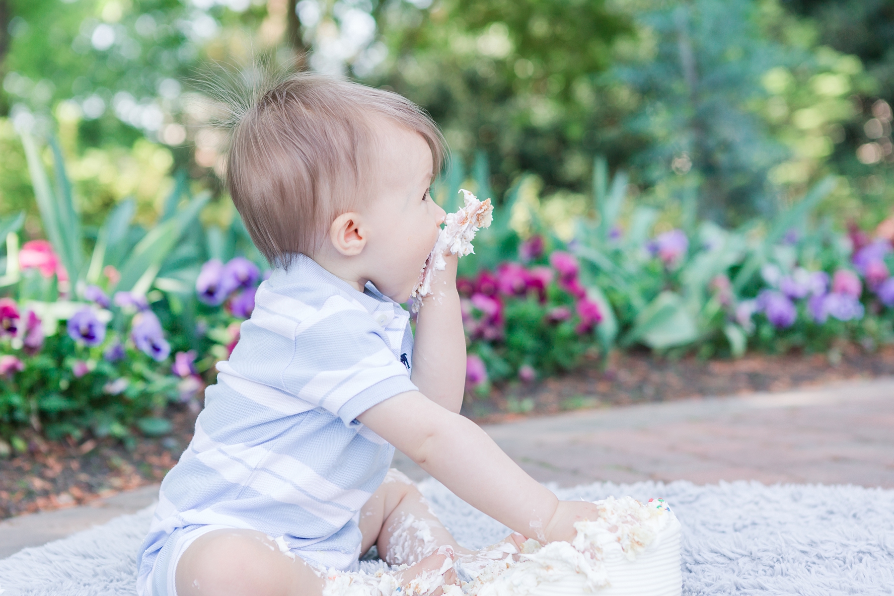 first birthday and cake smash photos by Raleigh, NC family and birthday photographer - Traci Huffman Photography - Christian_0001.jpg