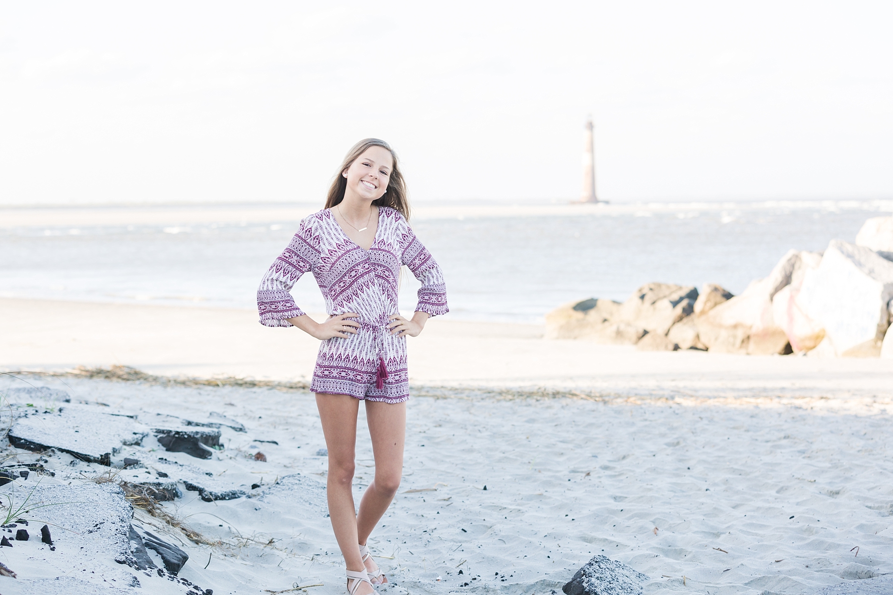 senior photos on Folly Beach, SC family and birthday photographer - Traci Huffman Photography - Logan and Alexis_0015.jpg