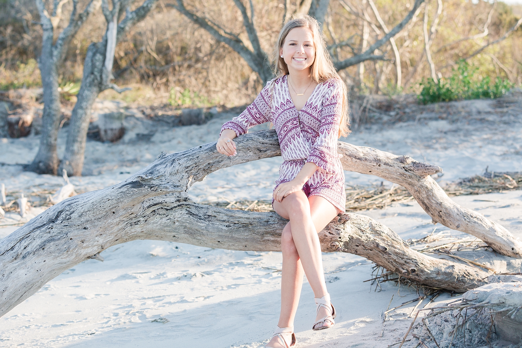 senior photos on Folly Beach, SC family and birthday photographer - Traci Huffman Photography - Logan and Alexis_0022.jpg