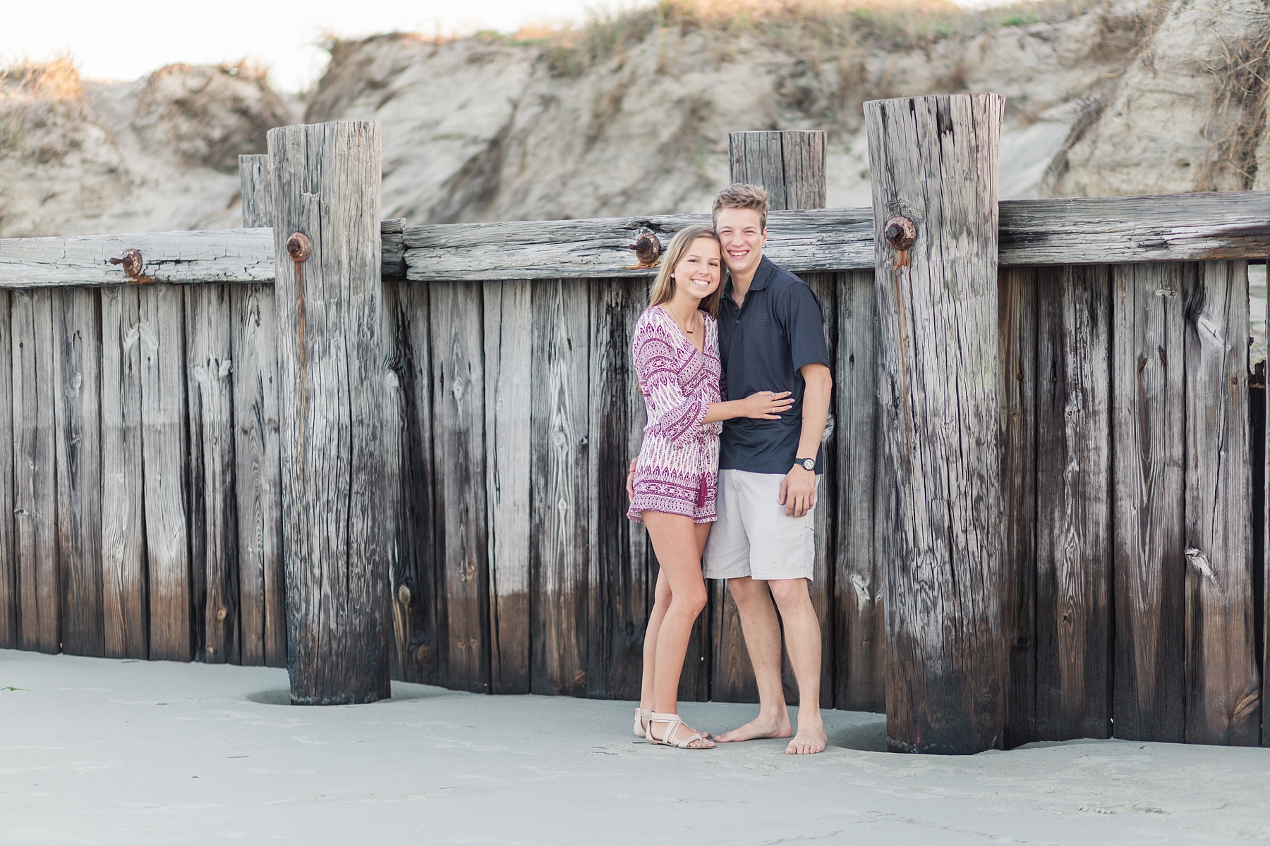 senior photos on Folly Beach, SC family and birthday photographer - Traci Huffman Photography - Logan and Alexis_0031.jpg