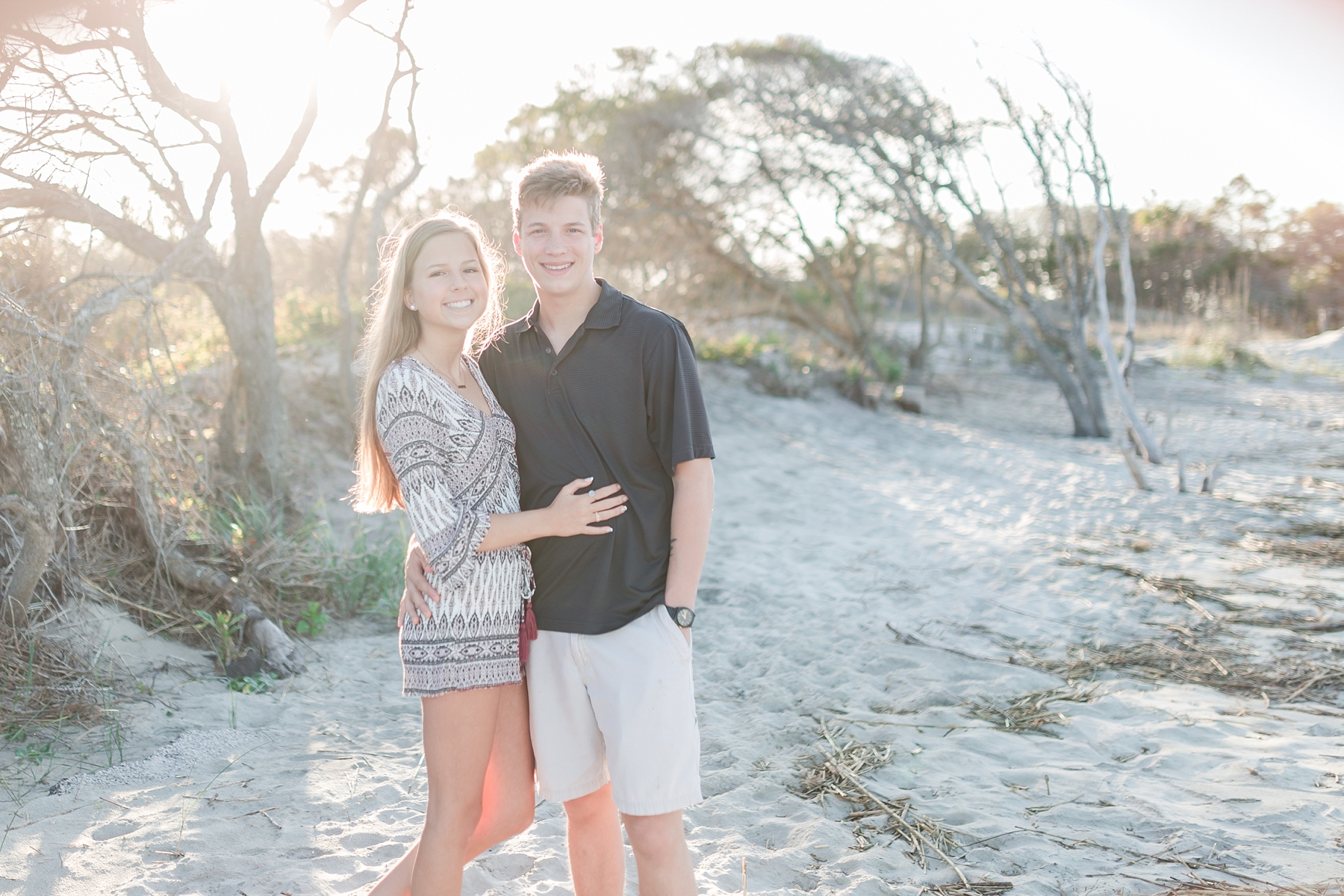 senior photos on Folly Beach, SC family and birthday photographer - Traci Huffman Photography - Logan and Alexis_0037.jpg