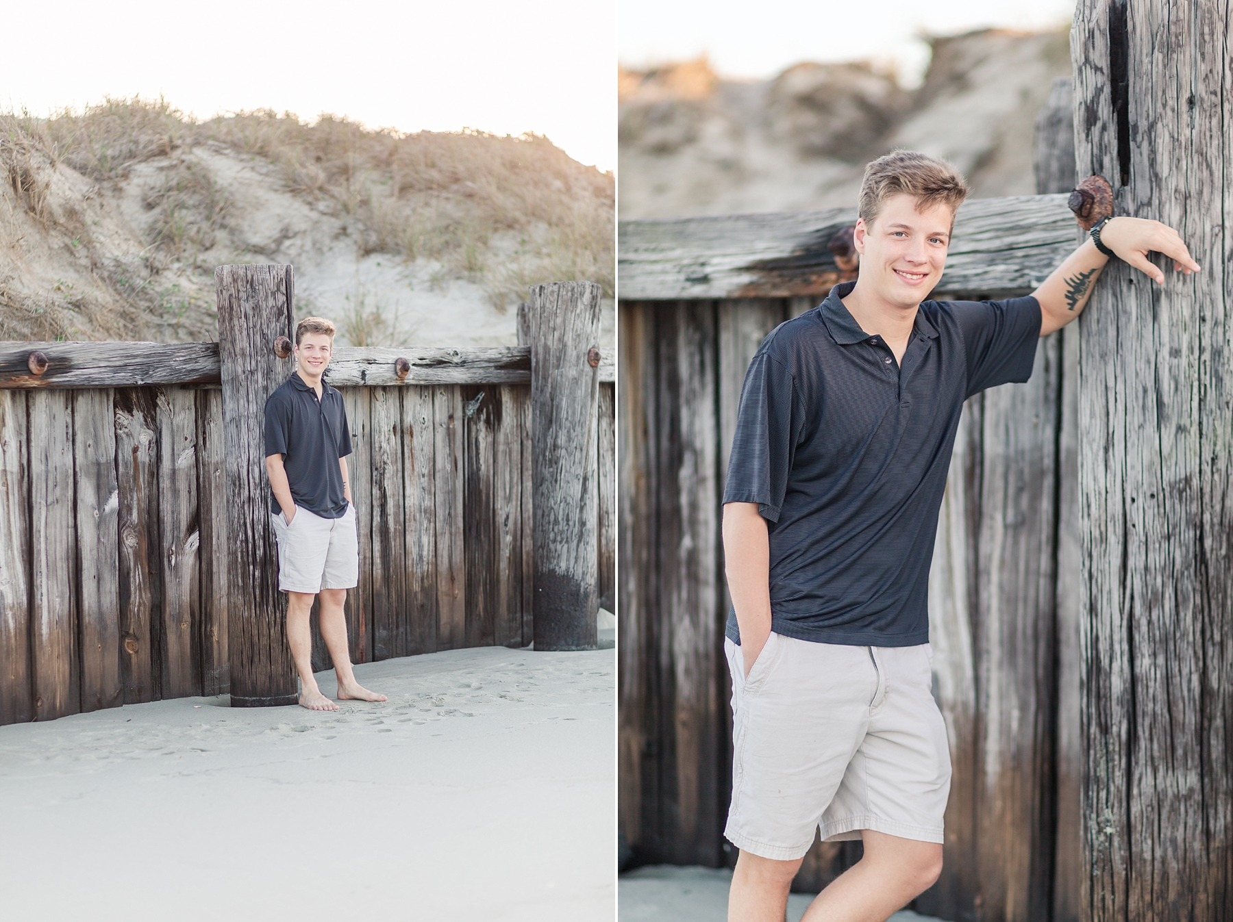 senior photos on Folly Beach, SC family and birthday photographer - Traci Huffman Photography - Logan and Alexis_0046.jpg