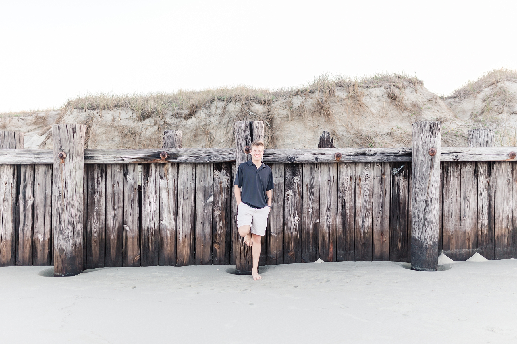 senior photos on Folly Beach, SC family and birthday photographer - Traci Huffman Photography - Logan and Alexis_0049.jpg